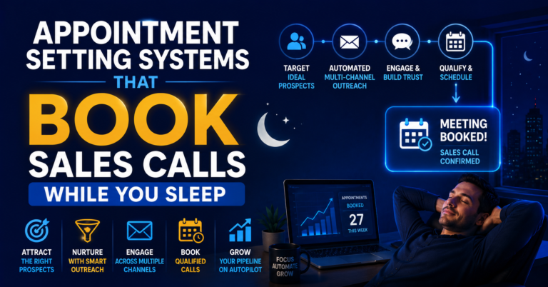 Appointment Setting Systems That Book Sales Calls While You Sleep