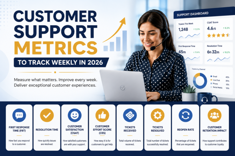 Customer Support Metrics To Track Weekly In 2026