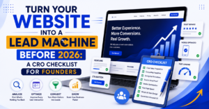 Turn Your Website Into a Lead Machine Before 2026: A CRO Checklist For Founders