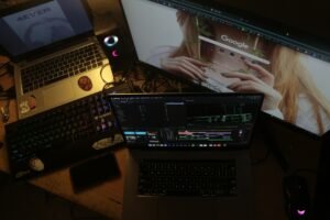 Support dashboard with multiple monitors tracking 24/7 customer support metrics, by IDEAIFY Solutions